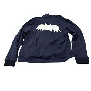 ZOE KARSSEN hooded coat with bat on back